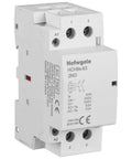 Front view of AC Contactor 63A 2 Pole Workhorse with Two Normally Open Contacts, 110V Coil, 35mm DIN Rail Mount for motor control