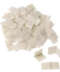 Pinned Nylon Hinges Set For RC Plane Model Aircraft Control Surfaces 25 pieces shown with foldable hinges for rudder and aileron