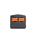 Compact Acoustic Drum Trigger Module with 162 Ready to Play Pro Sounds battery compartment view
