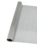 Roll of 304 Stainless Steel Mesh Screen 150 Mesh 40x120cm Heavy Duty Woven Wire Filter Mesh, flat and partially unrolled