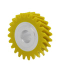 Upgraded W10112253 Mixer Worm Gear Replacement For Whirlpool KitchenAid And Kenmore, yellow gear with metal center
