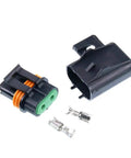Waterproof Sealed ATO ATC Fuse Holder Kit With Wire Splice 6 Pack Weatherproof Auto Electrical Fuse Box Connector For Cars Trucks Boats RVs And Power Accessories, showing connectors and terminals.