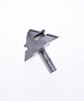 Carbide Tipped 45 Degree Lock Miter Router Bit With 3-1/8 Inch Large Diameter And 1/2 Inch Shank For 1/2 To 1-1/4 Inch Thick Materials