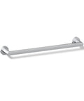 Composed 18 Inch Towel Bar In Polished Chrome, Tarnish Resistant, Durable Chrome Plated Steel, Part Of The Composed Collection, Easy Install