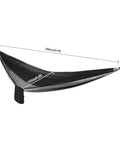 Heavy Duty Camping Hammock With Rain Fly Tarp And Mosquito Net 440 Lb Capacity Portable Tree Hammock for Backpacking Hiking and Travel