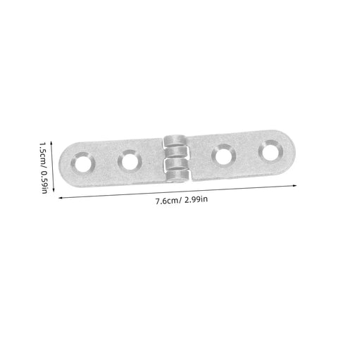 Heavy Duty Folding Table Hinges Set 12 Piece Nickel Plated 76x15x2mm For Foldable Tables And Chairs Durable Hardware