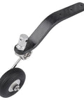 50cc Great Plane Nitro Landing Gear Carbon Tail Wheel Assembly With One And A Half Inch Rubber Tire Kit, carbon and metal components