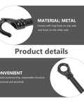 Heavy Duty Chandelier Downrod With Dual Hook And Ring, 5.7 Inch Ceiling Light Support Rod Highlight with Material Details