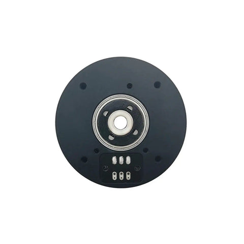 Top view of Bldc Gimbal Drive Motor Servo System Robot Joint Assembly Industrial Brushless Mechanical Arm with AS5048A encoder.
