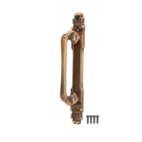Surface Mounted Antique Zinc Alloy Door Handles For Cabinets And Closets Built To Last Tough As Nails Wear Resistant Rust Proof Hardware with screws