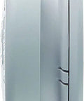 Side view of Hardwired Smoke Alarm With 10 Year Battery Backup Interconnect And Test Silence Button, circular 120V design