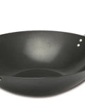 Classic Series 14 Inch Carbon Steel Nonstick Wok With Birch Handles Xylan Coating For No Mess Tosses And Grease Free Cooking And Quick Cleanup Flat Bottom For Even Heat Lightweight Gauge Stir Fry Pan