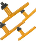 Rock Solid Four Piece T Handle Drill Chuck Key Set Universal Fit For Any Bench Or Floor Machine with ergonomic rubber grips