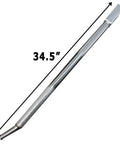 Beefy Chrome Combination Winch Bar With Non Slip Grip For Flatbed Winches And Chain Binders Thirty Four And A Half Inch Leverage Tool, 34.5 in