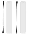 Two Pack Appliance Sliders With Pull Strap For Refrigerators And Heavy Duty Furniture Glide No Tools Needed Foldable Plastic Glide Blocks For Hardwood And Tile Floors Easy Glide On Every Move 8 x 48 Inch Size Black Pull Cord Included