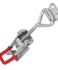 Heavy Duty Carbon Steel Toggle Latch Clamp With Quick Release Triangle Lever High Strength 4002 action clamp with red lever.