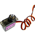 MG90S 9G Micro Servo Motor, metal gear, high torque, with wire, suitable for RC robots, boats, planes, cars, helicopters.