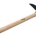 Forged Classic Planting Hoe And Mattock For Garden Weeding And Cultivating 19.7 Inch Beech Wood Handle Digging Tool Vegetable And Flower Planter Heavy Duty 1.9 Lb.