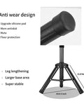 55 Inch Heavy Duty Wig Head Stand With Pro Grade Adjustable Metal Tripod anti-wear design close-up, protective silicone pad