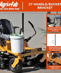 Zero Turn Mower Bucket Holder Handle Bracket For 5 Gallon Bucket Transport Fits Multiple ZT Brands Easy On Off Mower Accessory