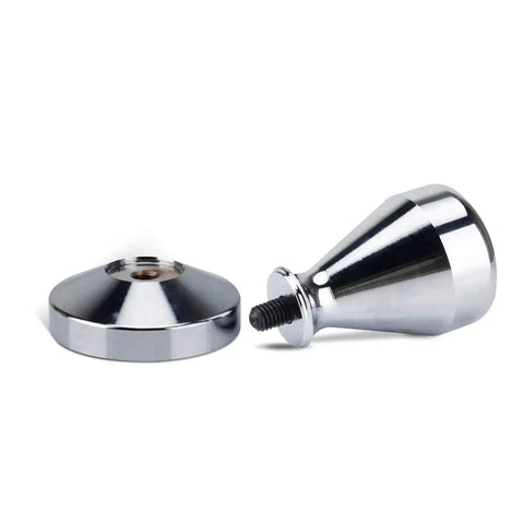 Stainless Steel Coffee Tamper 51mm Base Barista Espresso Press For Fresh Ground Beans Pro Grade Tamping Heavy Duty 570g Handle 80mm Height Ideal For Rich Even Extraction, disassembled view