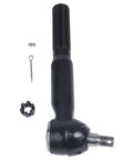 4x4 Front Inner Tie Rod And Drag Link Kit For Ford F 250 Super Duty 1999 2004 4WD Upgrade Beefed Up Heavy Duty Replacement For Precise Steering And Off Road Durability, black steel tie rod end with castle nut and cotter pin