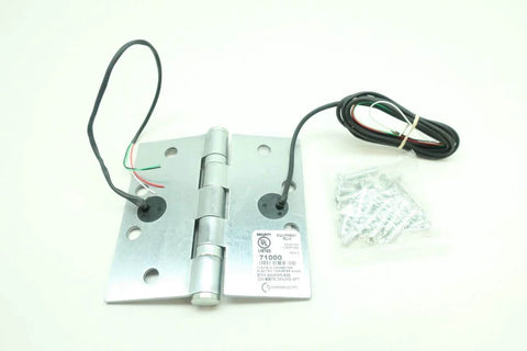Electric Transfer Hinge ETH4W4545-626 with 26AWG wiring, 4FT length, for power and signal transfer in access control systems.