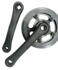 152mm Square Taper Bike Crankset With 32T Chainring, Aluminum Alloy, Beefy Single Speed Drive Train, Square Hole Bottom Bracket