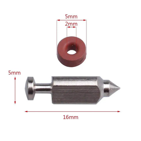 Needle And Seat Kit For Carburetor 398188 And 281144 281178 T398188 Rebuild Kit 3.5 To 6 HP Fits Briggs Stratton Engines