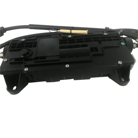 Electronic Parking Brake Actuator For Land Rover Discovery 4 2010 Through 2016 built tough black unit with connectors and fasteners.