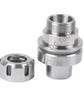 Premium HSK63F Tool Holder With ER Collets For Woodworking And Engraving Machines High Precision Solid Shank Adapter In 20Mm Size