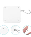 Automatic Rope Spring Door Closer For Home And Bedroom Nail Free Punch Free Install focusing on ABS and steel wire construction