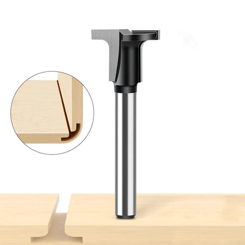 One Quarter Inch Shank Arc Bending Router Bit For 90 Degree T Slot Bending In Woodworking Boards, crafted smooth curves detail