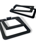 Metal Speaker Stands Pair For Your Desk Setup And Small Bookshelf Speakers Studio Monitors And Gaming Speakers With A 15 Degree Tilt