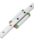 Compact Linear Guide Rail 100mm Length 9mm Width With Slide Block For 3D Printers And CNC Machines Ball Retainer Lubrication System