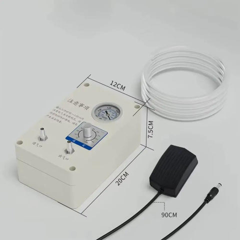 Compact Digital Gauge Vacuum Pump With Adjustable Flow Control For Rapid Filtration And Suction Strong Negative Pressure Buildup High Precision Display Effortless Evacuation And Fluid Management Home Shop Projects
