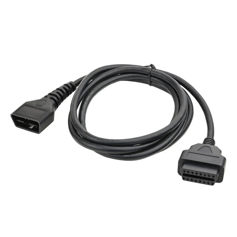 OBD2 16 Pin Male To Female Extension Cable For Auto Car Truck 24V All OBD2 Ports Plug Connector 24AWG 1M 3.3FT shown coiled