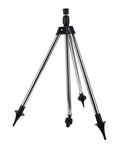 Stainless Steel Tripod Sprinkler Stand with Adjustable Height from 57.5 to 90 cm G1 2 Thread Base built to last outdoors