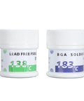Pro Grade Solder Paste 138C To 183C Melting Point 50G X 2 For PCB Repair And Phone Board Soldering Flux Paste With Non Erosive Formula