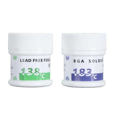 Pro Grade Solder Paste 138C To 183C Melting Point 50G X 2 For PCB Repair And Phone Board Soldering Flux Paste With Non Erosive Formula
