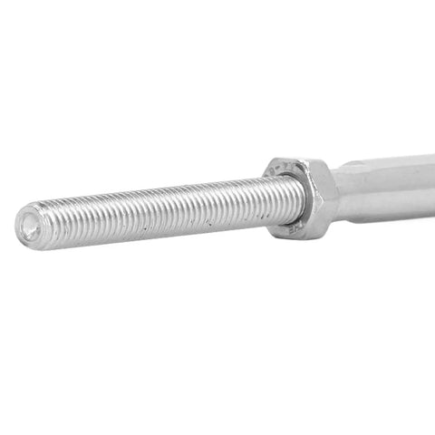 Heavy Duty Stainless Steel Cable Railing Hardware Kit With Thread Swage Lag Screws M10 5mm, close-up of the threaded bolt.