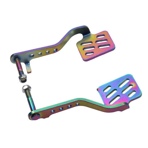 Heavy Duty Go Kart Brake And Throttle Pedal Set With 71 Inch Cable And Return Springs For 196cc Six Point Five HP Road Rocket