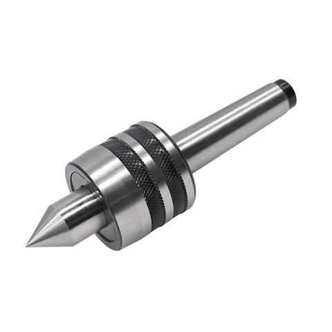 MT3 Live Center With Ball Bearing Triple Bearing Design For Wood And Metal Lathes Internal Rotation Type 60 Degree Point CNC Ready