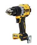 Premium 20V MAX XR Brushless 2 Tool Combo Kit Packing Serious Cordless Punch For Heavy Duty Drilling And Precision Cutting close-up of drill