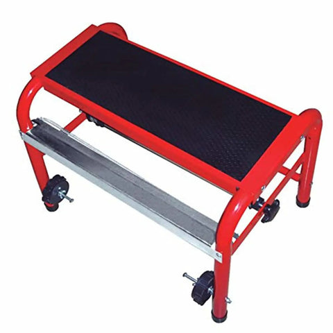 Portable Step Masking Machine For Painters And Pros, lightweight tape dispenser with sharp anodized blade, doubles as step stool