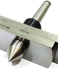Pro Grade 3MT Taper Turning Attachment for Offsetting Lathe Tailstock with Hardened Alloy Steel Point, Precision Machining Tool