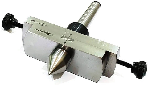Pro Grade 3MT Taper Turning Attachment for Offsetting Lathe Tailstock with Hardened Alloy Steel Point, Precision Machining Tool
