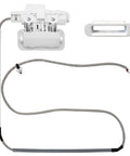 Washer Lid Lock Replacement Kit With Bezel Fits Series 600 700 And Maytag Bravos XL, showing lock, bezel, and wire harness