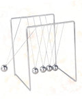 Newton Cradle Pendulum Desk Decor For Home Office And School STEM Toy, Hands On Energy Balance Experiments, Interactive Swinging Balls Ornament For Kids And Adults
