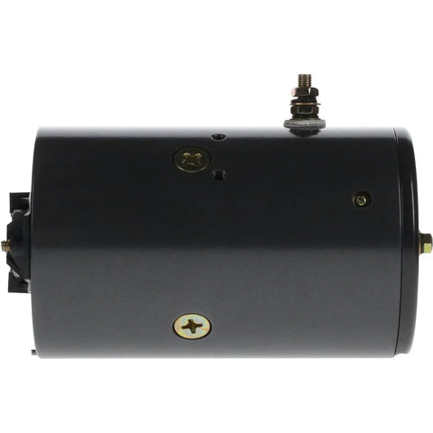 Side view of Drop-In Liftgate Hydraulic Pump Motor 12V CCW For Tailgate Power Unit With Slotted Shaft Replaces 229272 2200072 W8943 W8943D